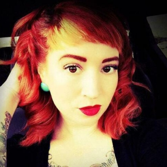 Vintage Lucite Retro Button Stars Stud Earrings - Picture 5 of 5